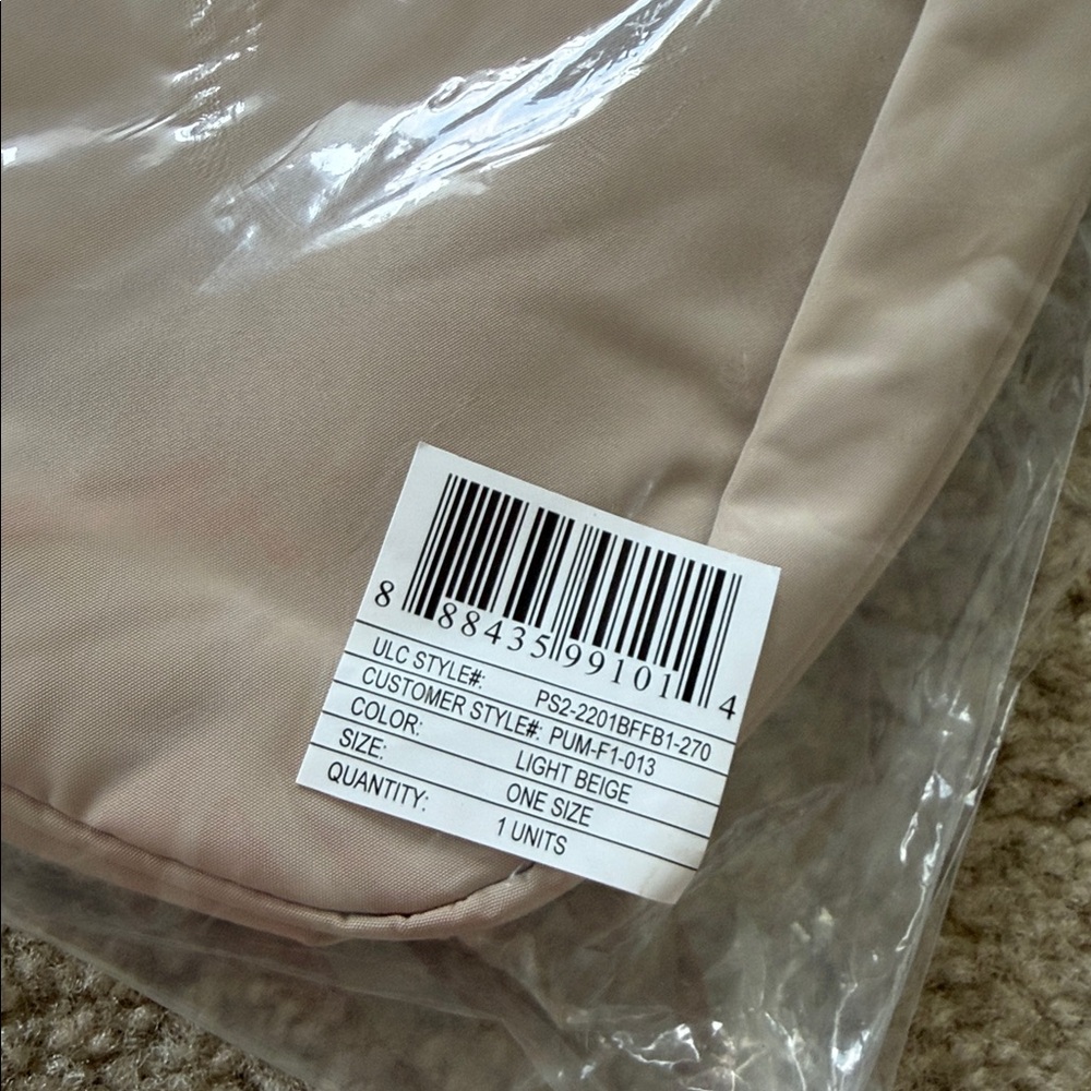 NWT! Puma Cream Sling Backpack (Beige) - Picture 5 of 8